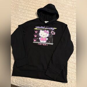 Old Navy Black Hoodie with Hello Kitty